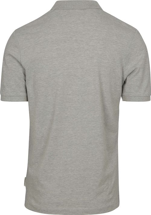Scotch and Soda Core Piqué Polo Grå Product / Achterkant