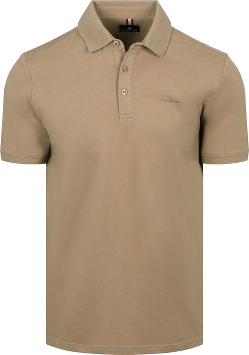 Koszulka polo piqué State of Art w kolorze beżowym Product