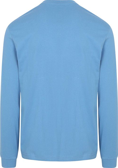 Napapijri Longsleeve T-skjorte Logo Blå Product / Achterkant