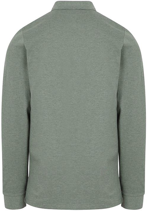 Steppin' Out Longsleeve Polo Piqué Classic Green Product / Achterkant