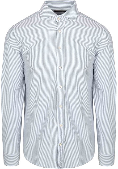 Steppin' Out Skjorte Oxford Stribe Lyseblå Product