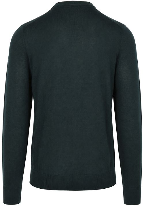 Suitable Besætning Lynlås Merino Mørkegrøn Product / Achterkant