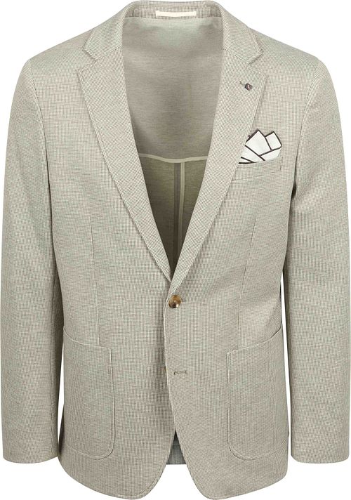 Suitable Fame Blazer Pied-De-Poule Olive Product