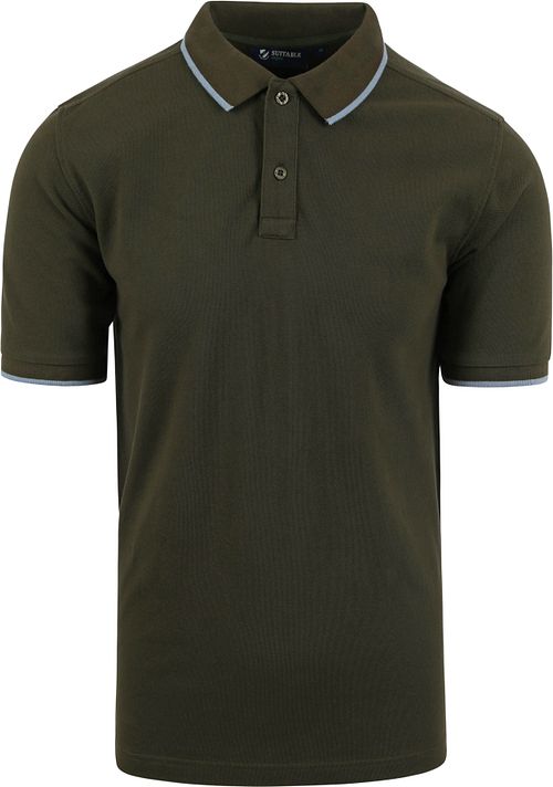 Suitable Respekt Polo Topp Olivegreen Product