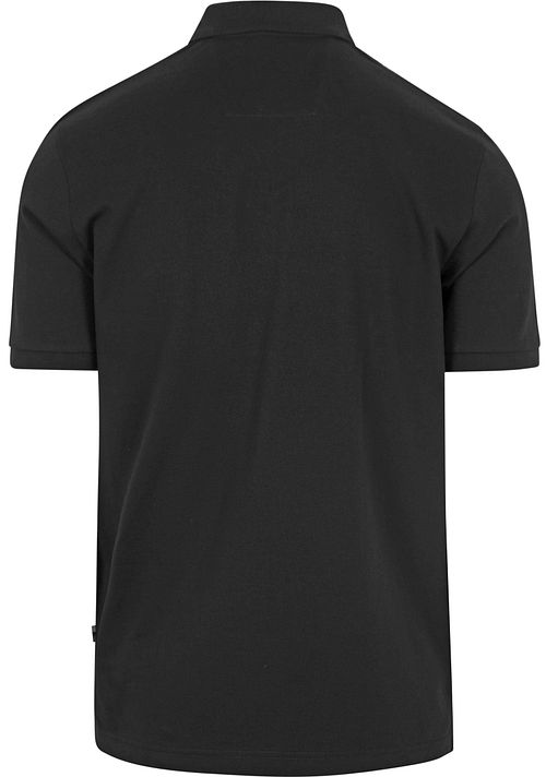 OLYMP Pikétröja Svart Product / Achterkant
