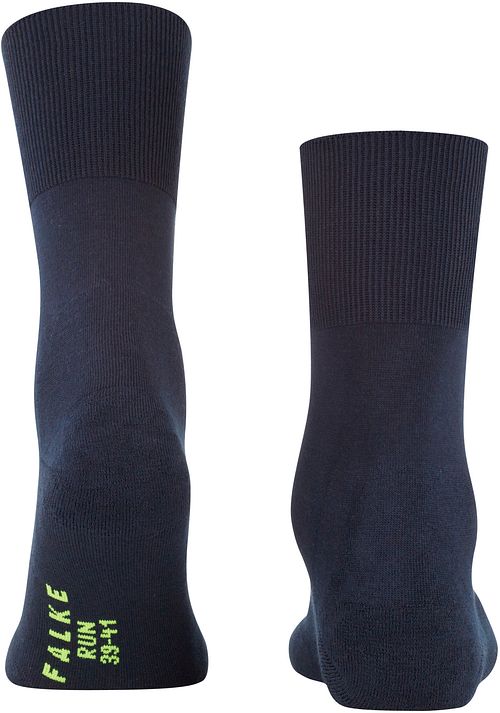 Falke Chaussettes Run Ergo Bleu Marine 6120 Product / Achterkant
