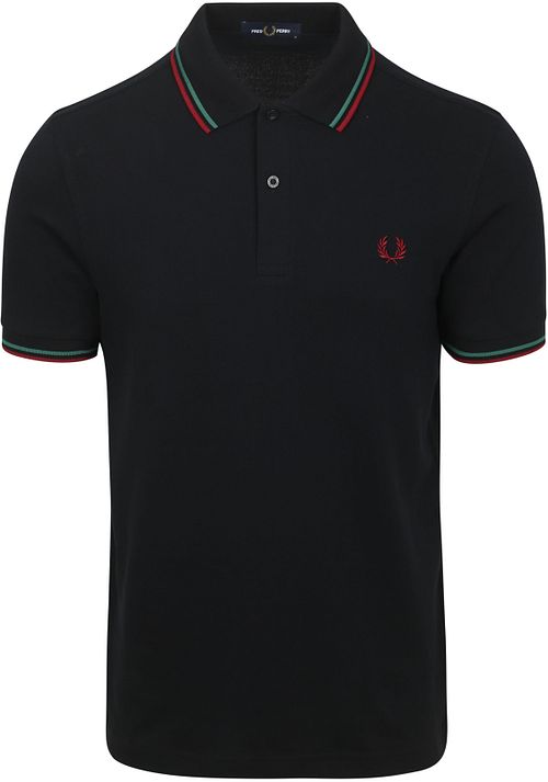 Fred Perry Polo Twin Tipped M3600 Marine Z58 Product