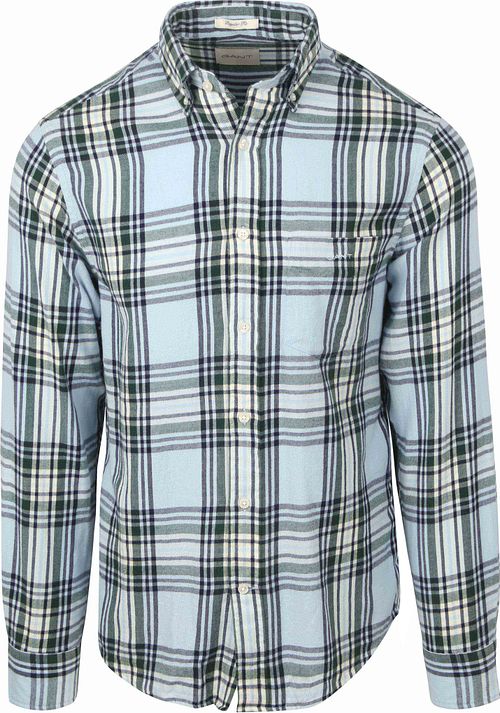 Gant Shirt Flannel Checks Blue Product