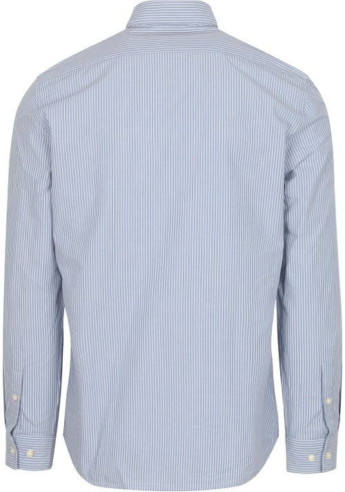 Marc O'Polo Hemd Streifen Hellblau Product / Achterkant