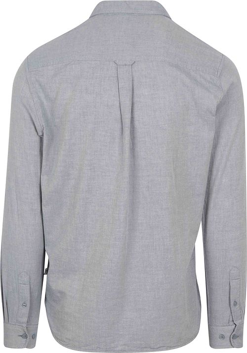 Koszula KnowledgeCotton Apparel Vintage Indigo Product / Achterkant