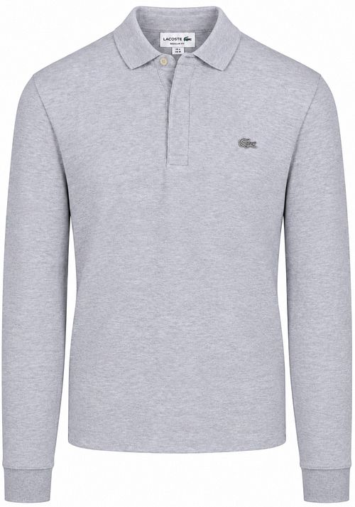 Lacoste Longsleeve Polo shirt Piqué Light Grey