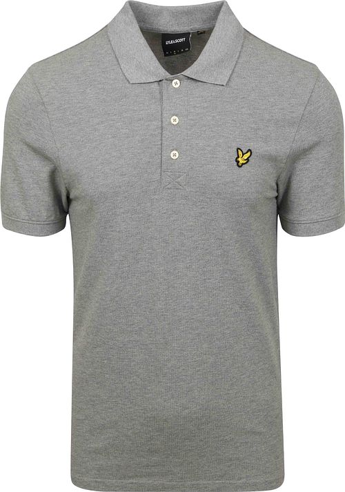 Lyle and Scott gładka koszulka Polo szara Product