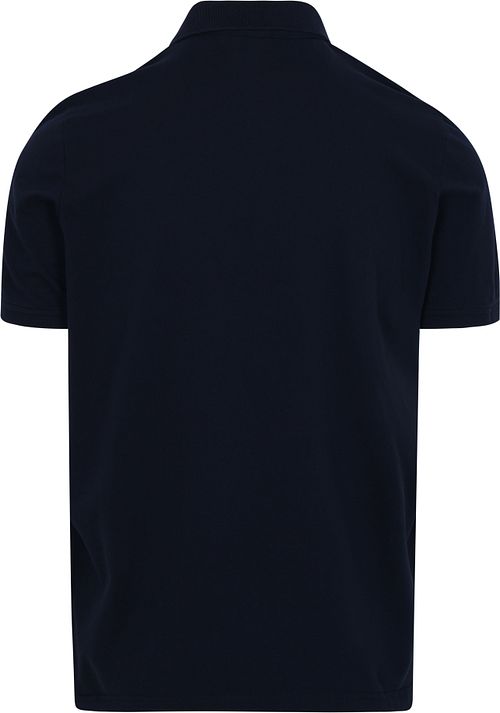 State of Art Poloshirt Piqué Navy Product / Achterkant