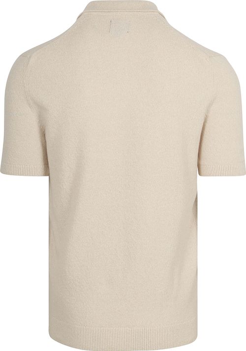 State of Art Polo Punto Bouclé Ecru Product / Achterkant