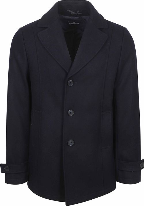 Steppin' Out Caban Coat Wolle Navy Product