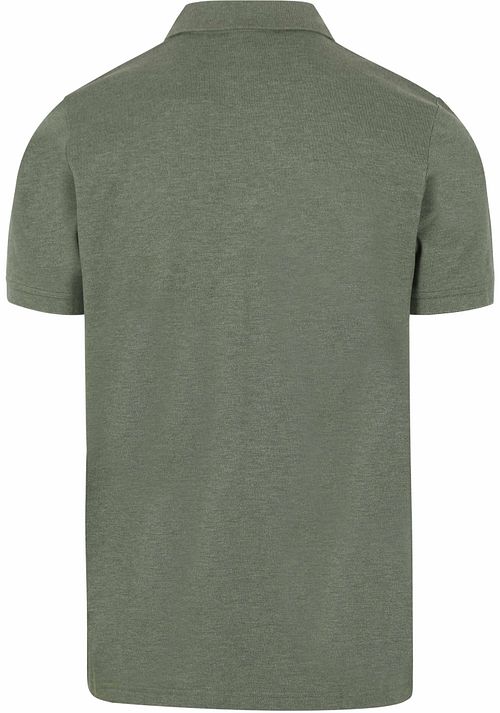 Suitable Mænd Poloshirt Grøn Product / Achterkant