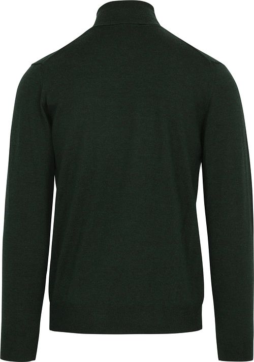 Passande Merino Rullkrage Mörkgrön Product / Achterkant