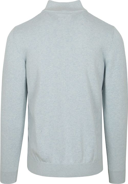 Barbour Halv Lynlåstrøje Lyseblå Product / Achterkant