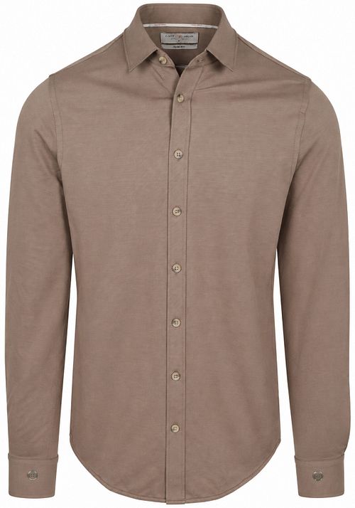 Cast Iron Camisa Twill Jersey Walnut
