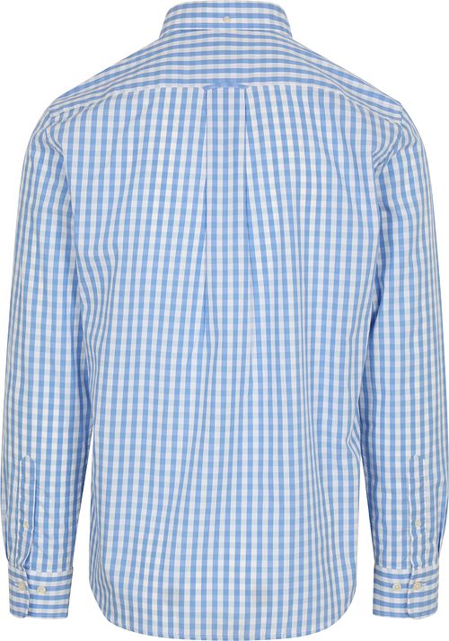 Koszula GANT Gingham Poplin Classic w kolorze niebieskim Product / Achterkant