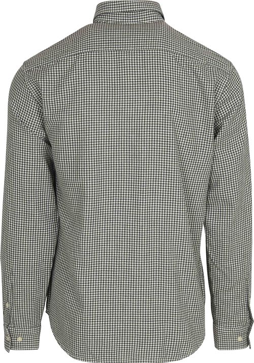 Marc O'Polo Chemise à Carreaux Gris Product / Achterkant