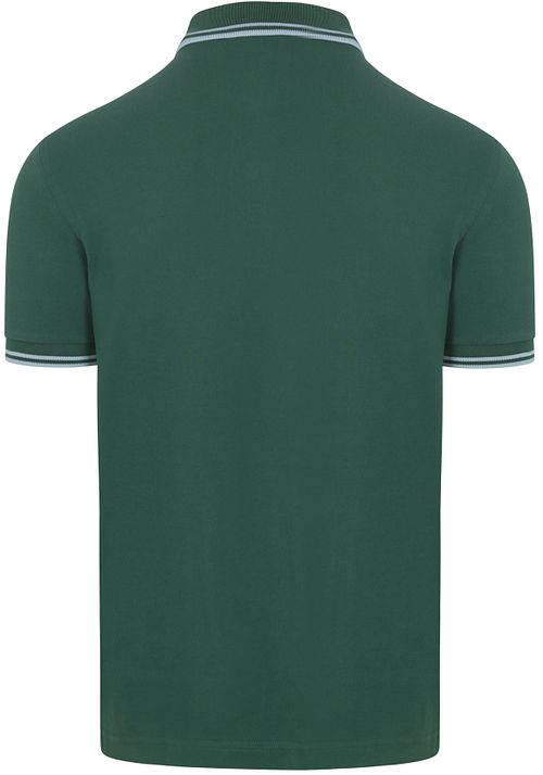Fred Perry Polo Twin Tipped M3600 Grøn Z59 Product / Achterkant