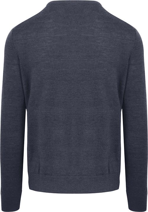 KING Essentials The John Pullover in merino antracite Product / Achterkant
