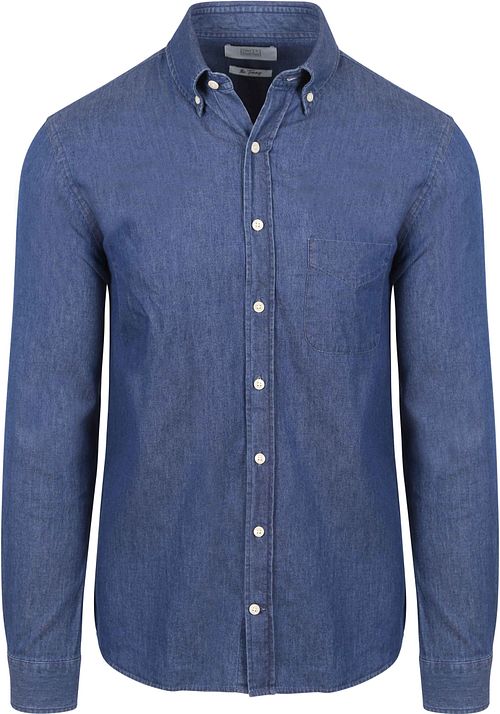King Essentials The Tommy Denim Hemd Chambray Blau Product