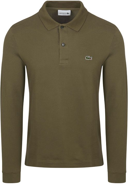 Lacoste Langermet Poloskjorte Mørkegrønn Product