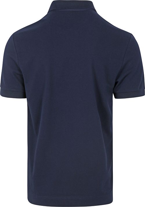 Lacoste Polo Shirt Paris Pique Navy Product / Achterkant