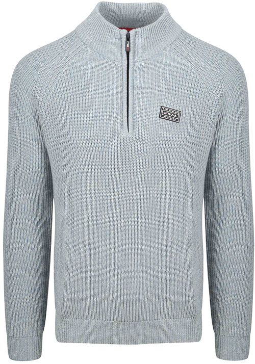 NZA Half Zip Trui Drake Lichtblauw Product