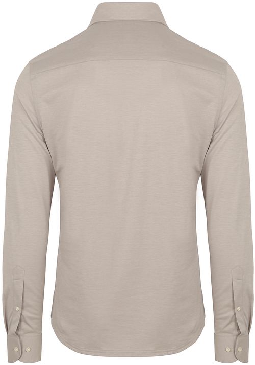 Profuomo Camiche Poloshirt Beige Product / Achterkant