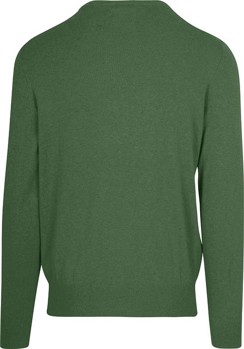 Steppin' Out Pullover Cotton Cashmere Mid Green Product / Achterkant