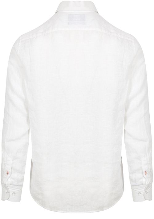 Suitable Hemd Leinen Weiß Product / Achterkant