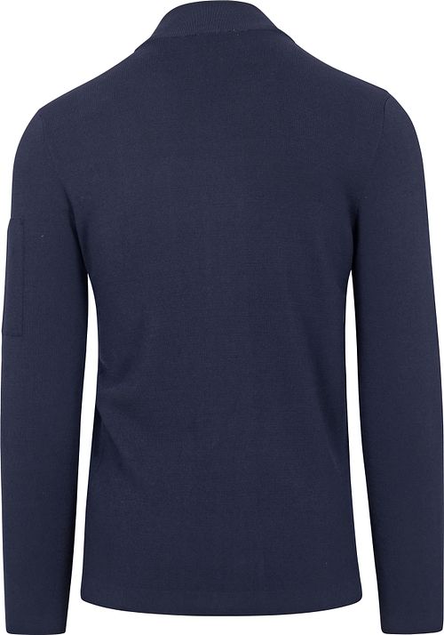 Suitable Strickjacke Curtis Navy Product / Achterkant