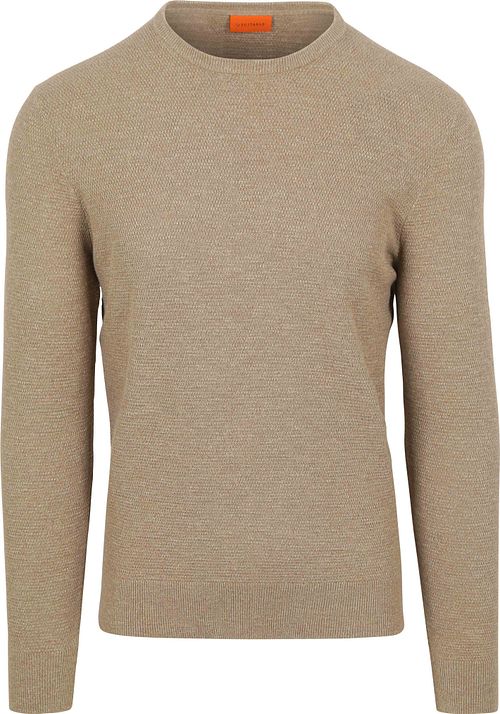 Suitable sweter Structure Slub beżowy Product