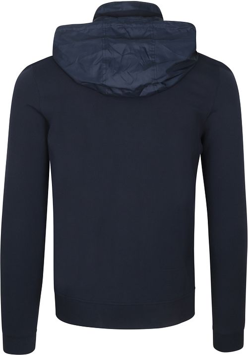 Suitable Sweatvest Bjarne Navy Product / Achterkant