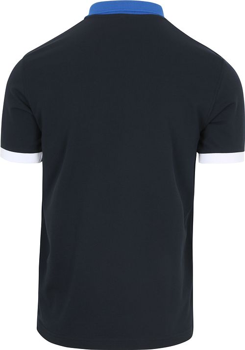 Sun68 Pikétröja Color Way Marinblå Product / Achterkant