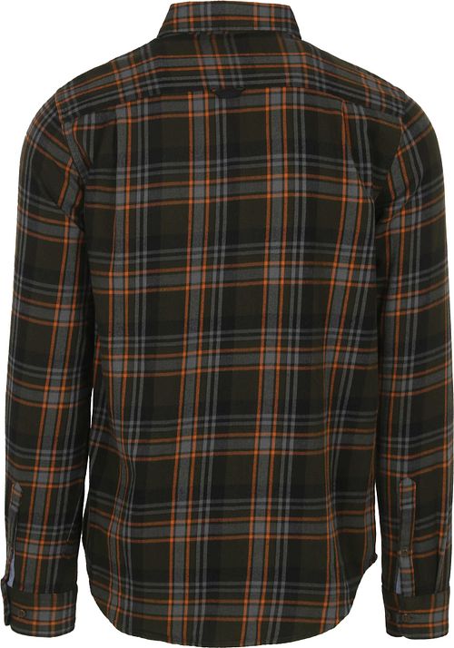 Chemise à carreaux Superdry Vert Product / Achterkant