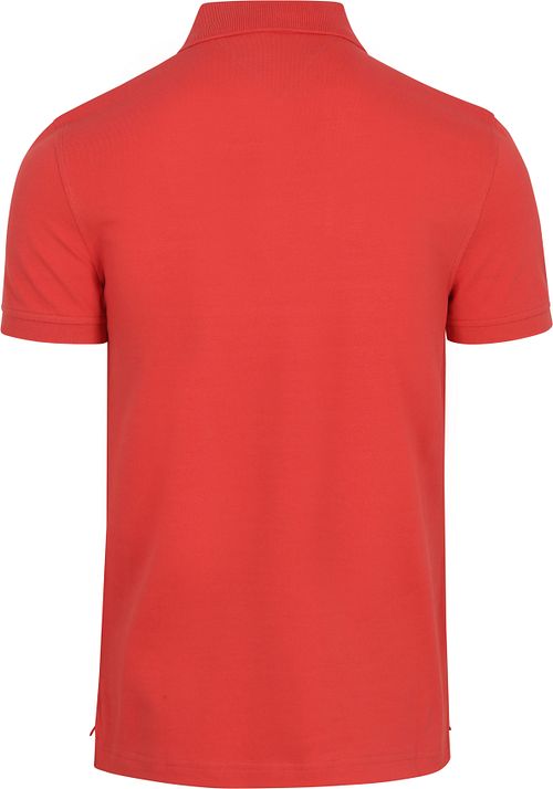 Tommy Hilfiger 1985 Polo Vintage Rood Product / Achterkant