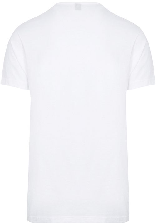 Alan Red T-Shirts Boîte Cadeau Derby Col Rond Blanc (Lot de 5) Product / Achterkant