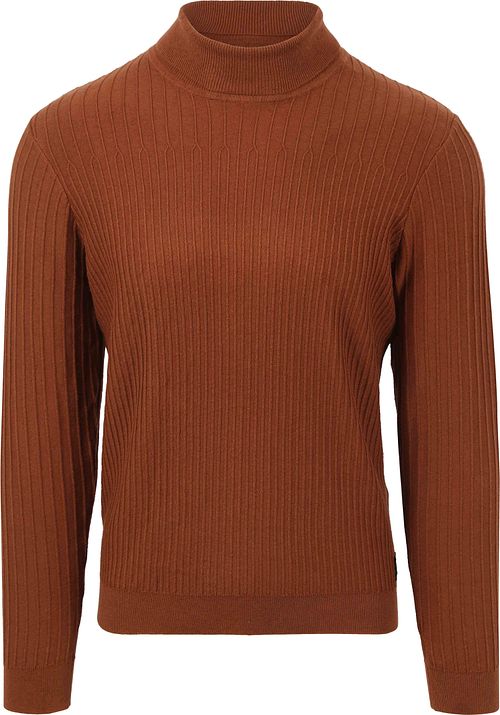 Blue Industry Rollkragenpullover Mix Wolle KBIW21 Braun Product