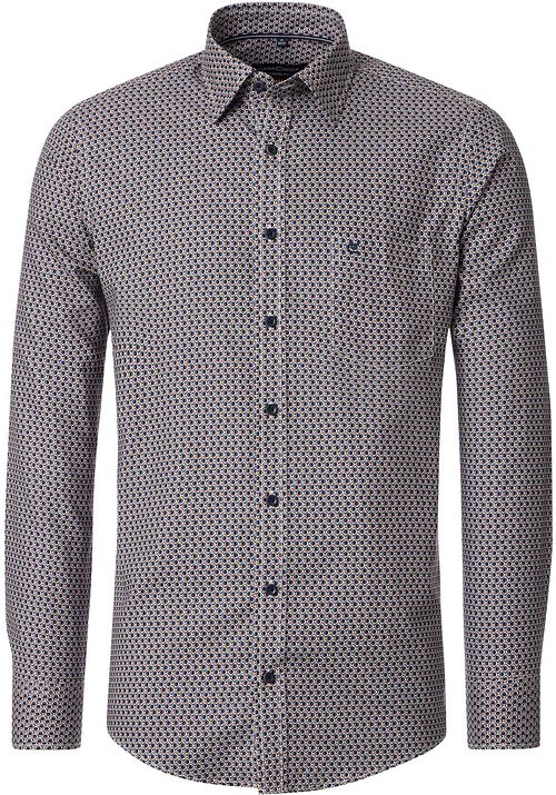 Casa Moda Overhemd Print Blauw Product