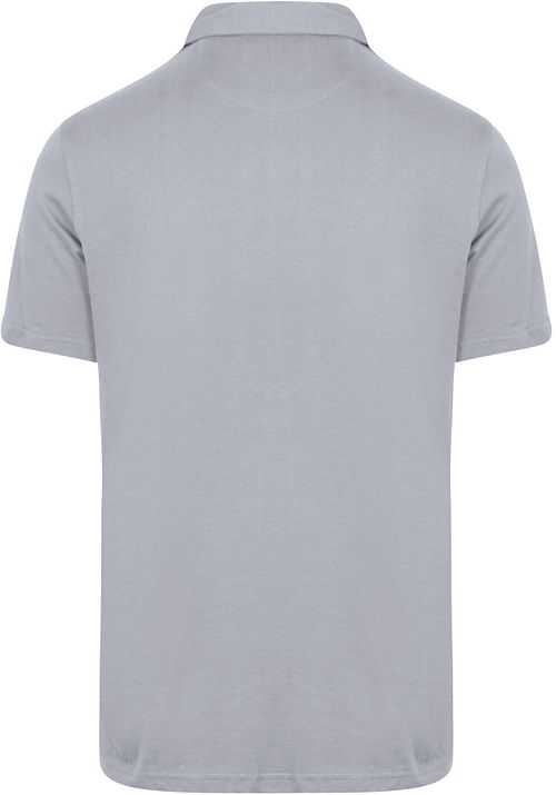 King Essentials The James Poloshirt Grijs Product / Achterkant