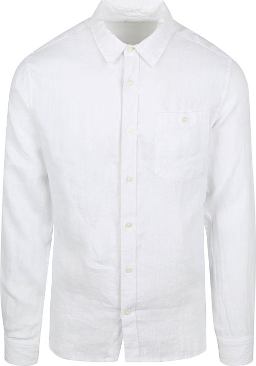 KnowledgeCotton Apparel Skjorte i hvitt lin Product