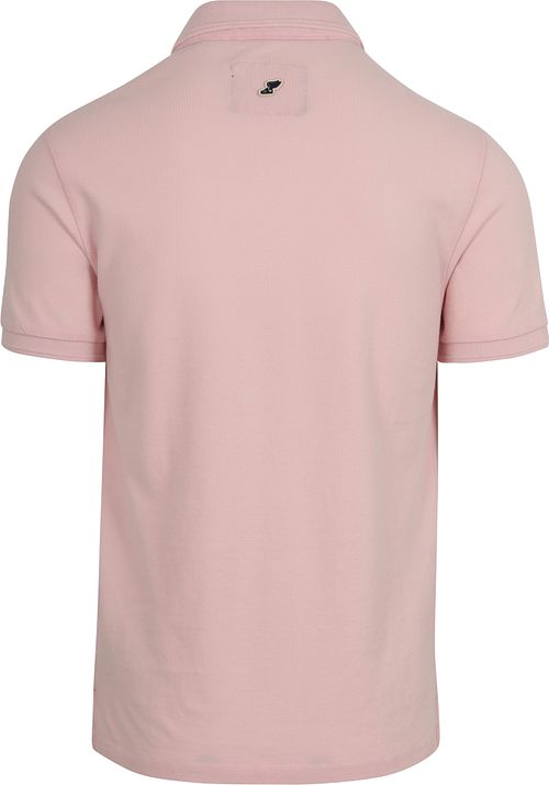 Koszulka polo Superdry Pique Classic Montauk w kolorze różowym Product / Achterkant