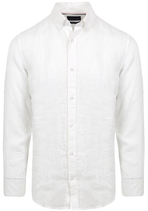 Passende Skjorte i Linsk Stoff Hvit Product