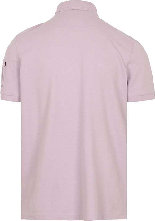 PME Legend American Classic Polo Shirt Lavender Purple Product / Achterkant