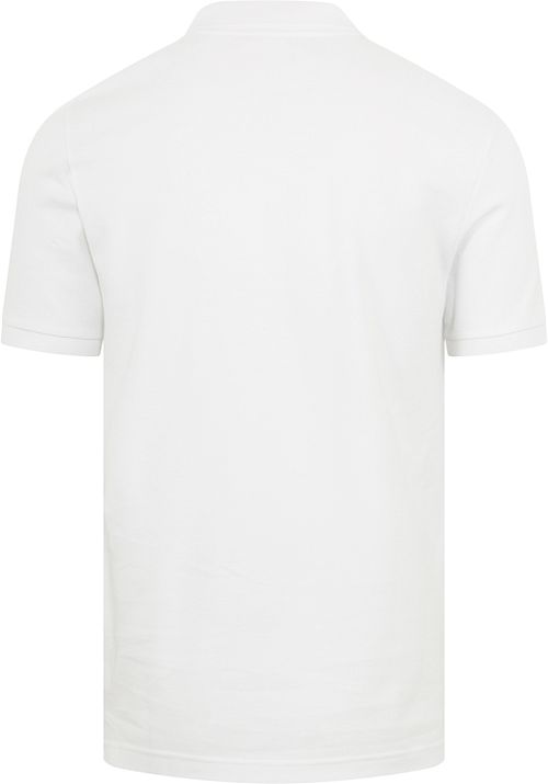 Polo Lacoste in piqué bianca Product / Achterkant
