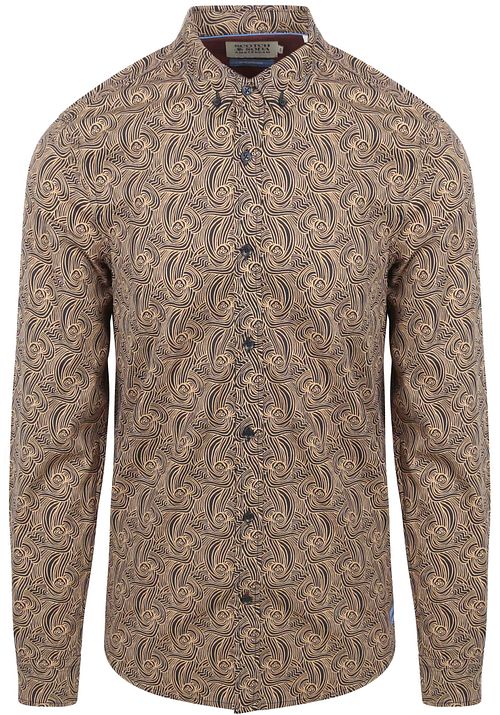 Scotch and Soda Hemd Drucken Beige Product